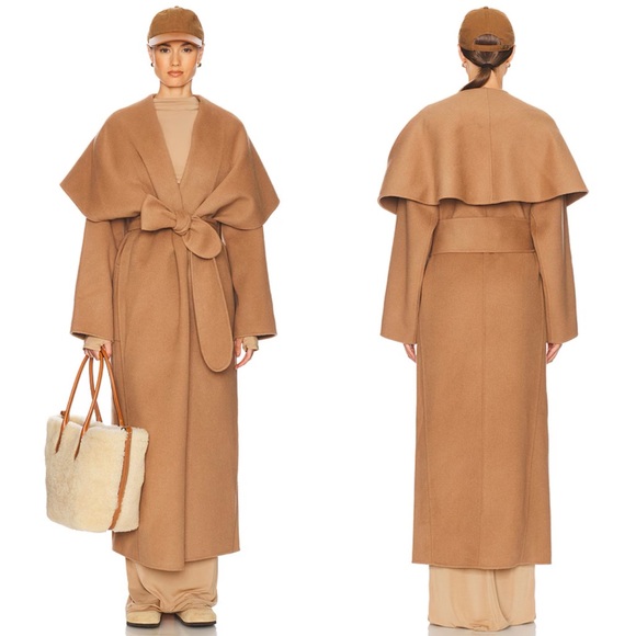 NEW NWT HELSA The Throw Coat In Camel - Picture 1 of 9
